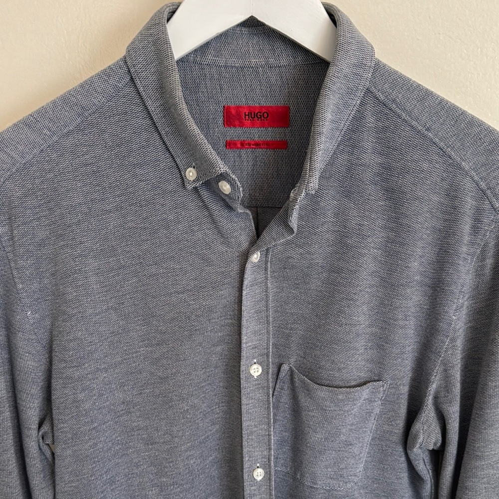 Hugo Boss Blue Men's Shirt